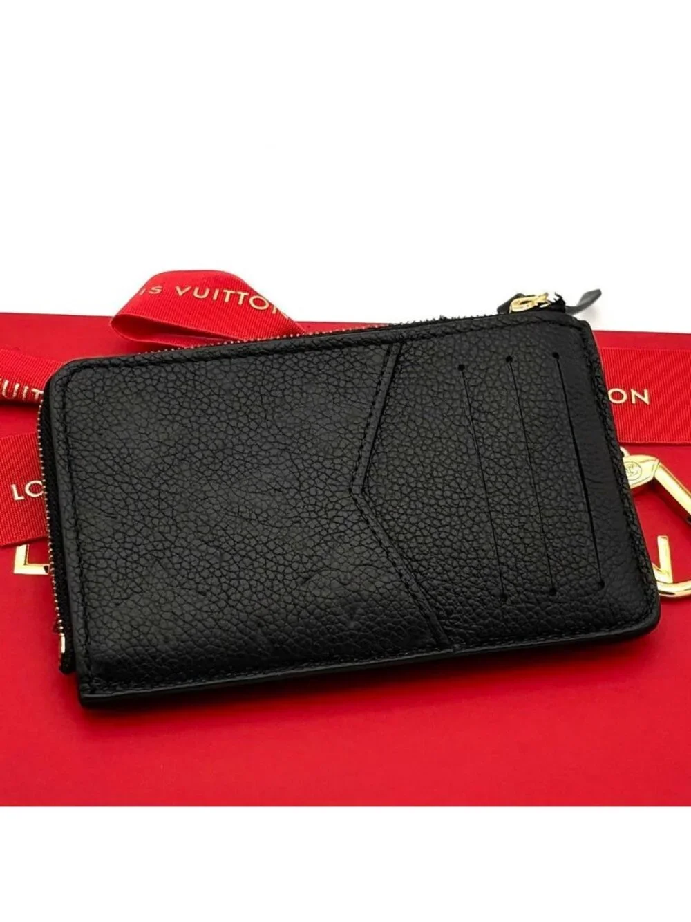 Louis Vuitton Wallet Fragment Case Coin Black